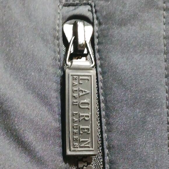 LRL Puffer Vest Reversible Pink Black Quilted Medium EUC - Picture 8 of 9